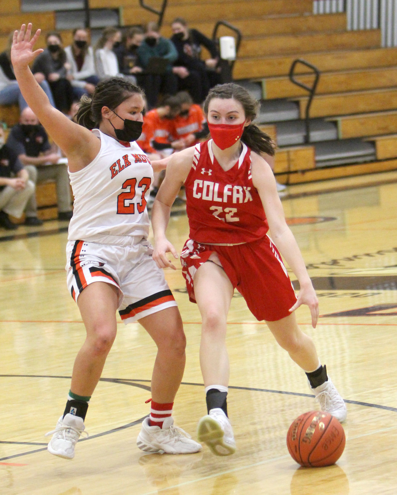 Colfax at Elk Mound girls basketball 1-25-21